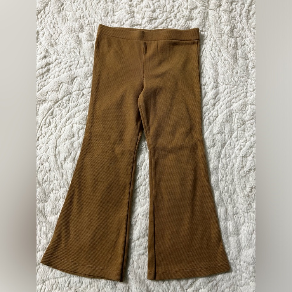 Toddler flare ribbed leggings